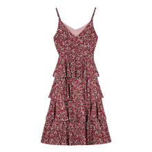 Load image into Gallery viewer, Fashion New Spring Summer Women Clothes 2 Piece Set Women Double-breasted Suit Jacket And Floral Print Slip Dress Women SL476