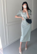 Load image into Gallery viewer, New Summer Women Solid Color Elegant vestidos Business Party Bodycon Work Office Lady Female Dress