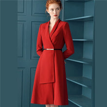 Load image into Gallery viewer, Dress Suits Women Luxury Runway Designer High Quality Blazer Jacket Long Sleeve Elegant Office Lady Work Dresses Autumn Winter