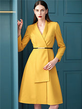 Load image into Gallery viewer, Dress Suits Women Luxury Runway Designer High Quality Blazer Jacket Long Sleeve Elegant Office Lady Work Dresses Autumn Winter