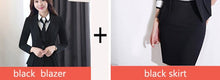 Load image into Gallery viewer, Women office suits dress suit office uniform designs women hip long sexy dress 2017 hot sale solid color single-breasted dress